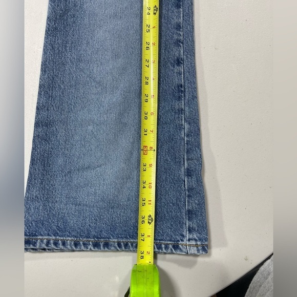 Express extreme flare 100% cotton denim jeans women’s size 11/12S Express - Picture 13 of 13